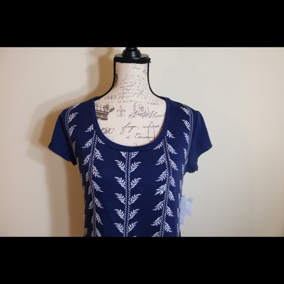 New with Tags Liz Claiborne short sleeve top shirt - Picture 2 of 6